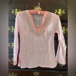 Stella USA corrugated bohemian camisole /tunic  size PS